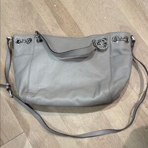 Michael Kors Pebble Gray Shoulder Bag